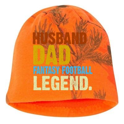 Husband Dad Fantasy Football Legend Kati - Camo Knit Beanie