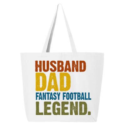 Husband Dad Fantasy Football Legend 25L Jumbo Tote