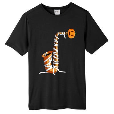 Halloween Design For Saxophone Player Halloween Party Tall Fusion ChromaSoft Performance T-Shirt