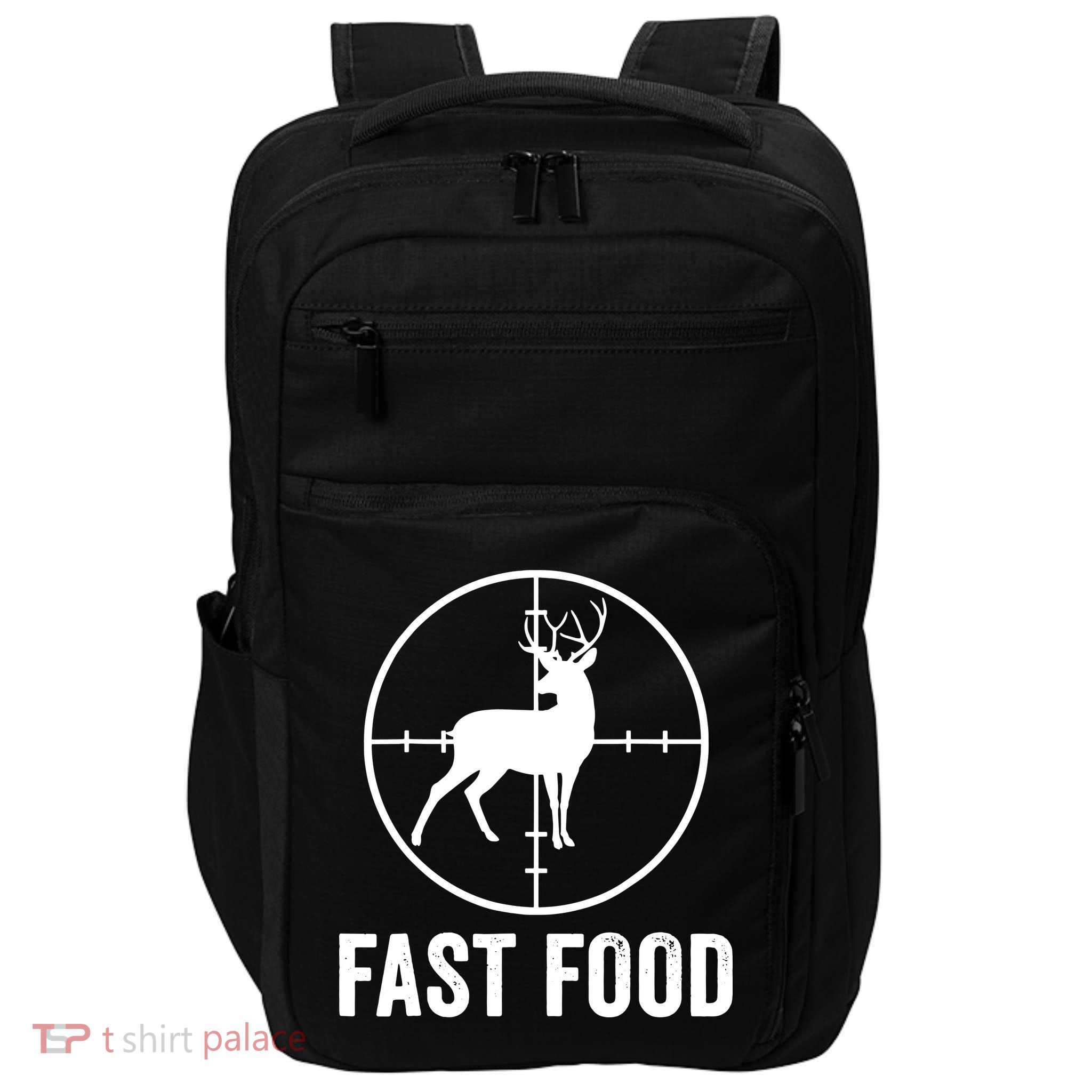 Hunting Deer Fast Food Impact Tech Backpack