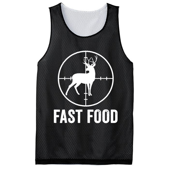Hunting Deer Fast Food Mesh Reversible Basketball Jersey Tank