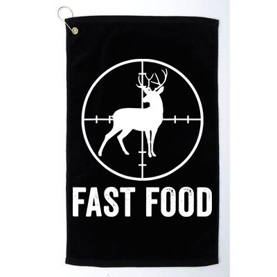 Hunting Deer Fast Food Golf Towel