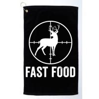 Hunting Deer Fast Food Golf Towel