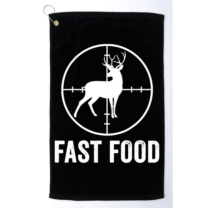 Hunting Deer Fast Food Golf Towel