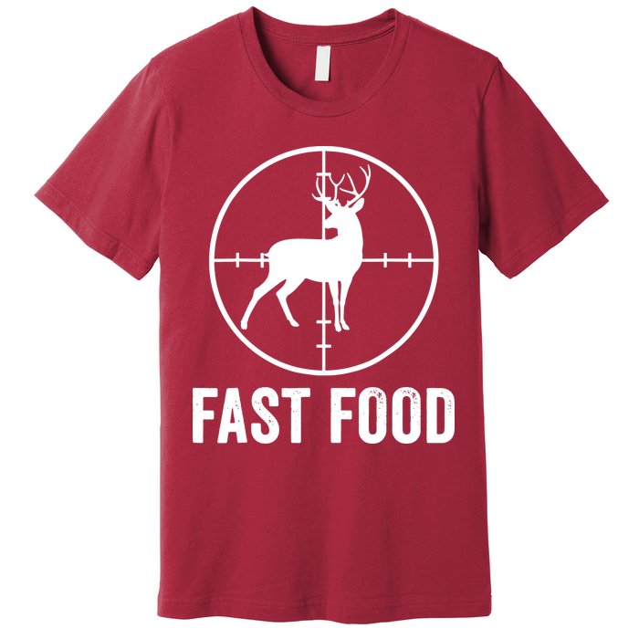 Hunting Deer Fast Food Premium T-Shirt