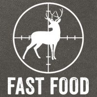 Hunting Deer Fast Food Cotton Canvas Backpack