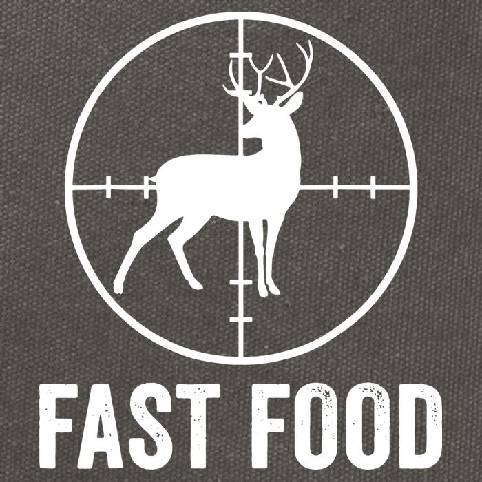 Hunting Deer Fast Food Cotton Canvas Backpack