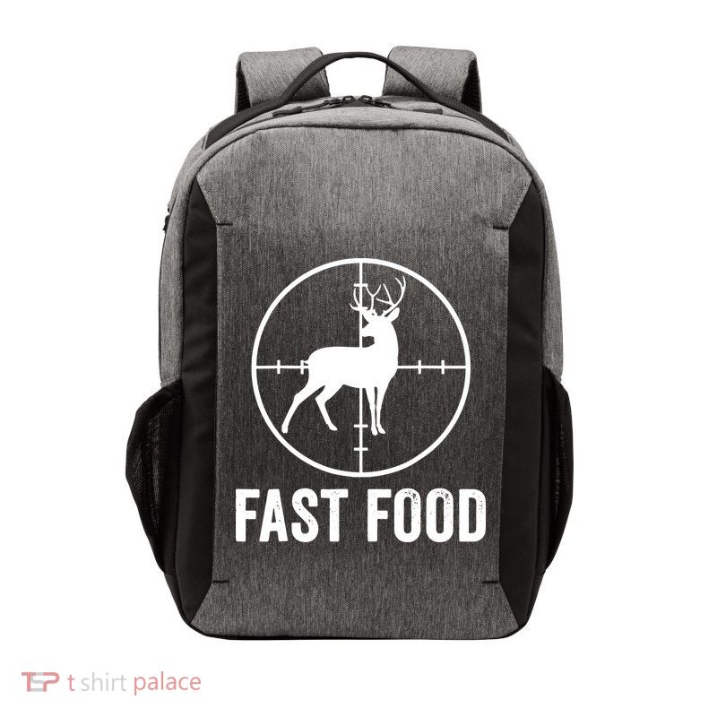 Hunting Deer Fast Food Vector Backpack