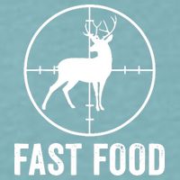 Hunting Deer Fast Food Sueded Cloud Jersey T-Shirt
