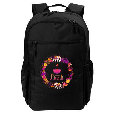 Happy Diwali Festival Of Lights Deepavali Hindu Indian Daily Commute Backpack