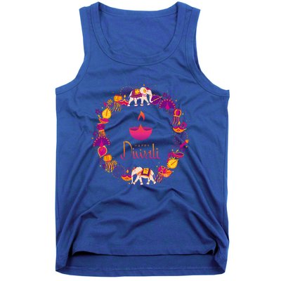 Happy Diwali Festival Of Lights Deepavali Hindu Indian Tank Top