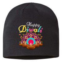 Happy Diwali Funny Festival Costume Lights Matching Family Sustainable Beanie