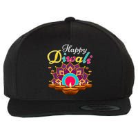 Happy Diwali Funny Festival Costume Lights Matching Family Wool Snapback Cap