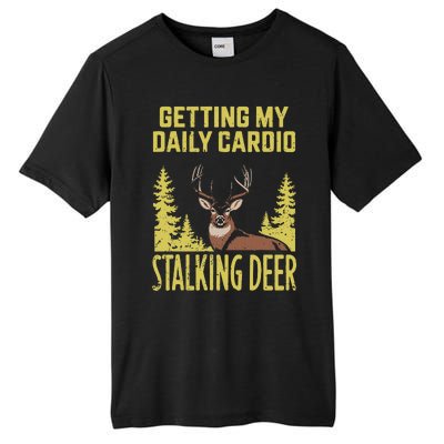 Hunting Dad Fitness Cardio With Deer Hunting Tall Fusion ChromaSoft Performance T-Shirt