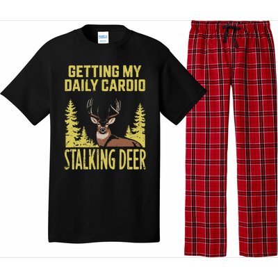 Hunting Dad Fitness Cardio With Deer Hunting Pajama Set