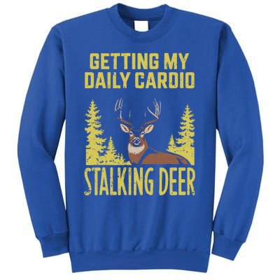 Hunting Dad Fitness Cardio With Deer Hunting Sweatshirt