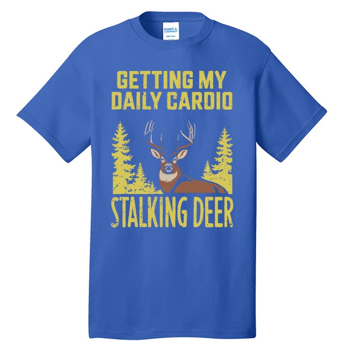 Hunting Dad Fitness Cardio With Deer Hunting Tall T-Shirt