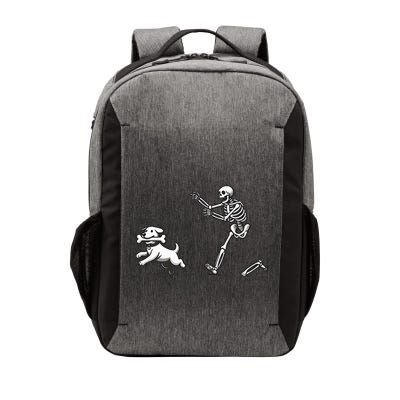 Halloween Dog Funny Skeleton Skeleton Chasing Dog Vector Backpack