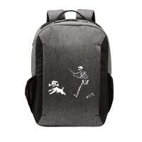 Halloween Dog Funny Skeleton Skeleton Chasing Dog Vector Backpack