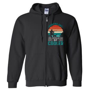 Hunting Dad Fathers Day T Design Full Zip Hoodie