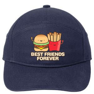 Hamburger Day Funny Best Friends Forever Gift 7-Panel Snapback Hat