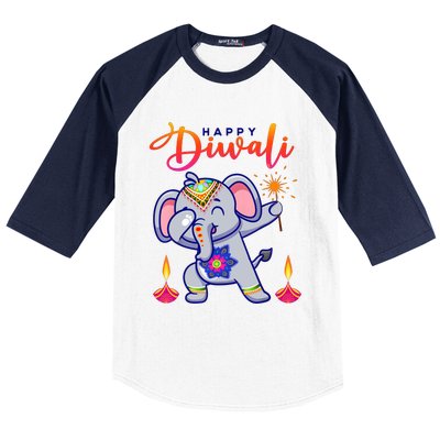 Happy Diwali Festival Of Lights Celebration Kids Baseball Sleeve Shirt