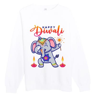 Happy Diwali Festival Of Lights Celebration Kids Premium Crewneck Sweatshirt