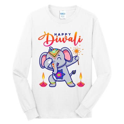 Happy Diwali Festival Of Lights Celebration Kids Tall Long Sleeve T-Shirt