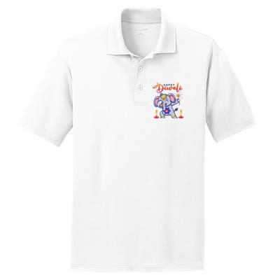 Happy Diwali Festival Of Lights Celebration Kids PosiCharge RacerMesh Polo