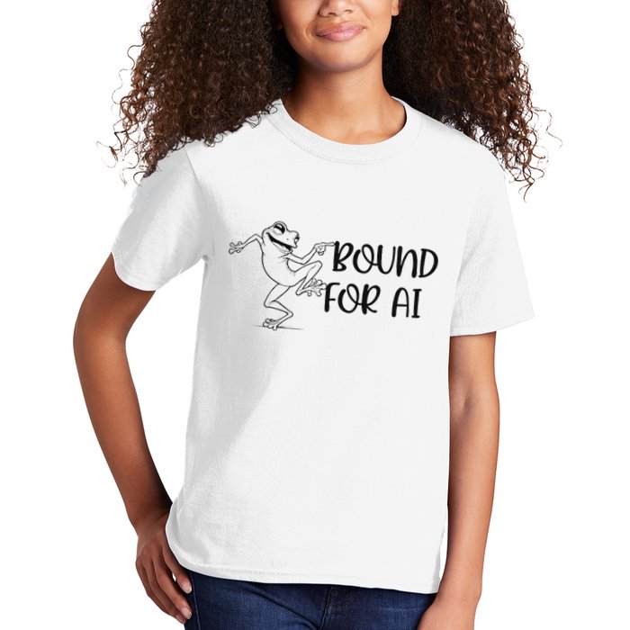 Happy Dancing Frog Ai Artificial Intelligence Developers Kids T-Shirt