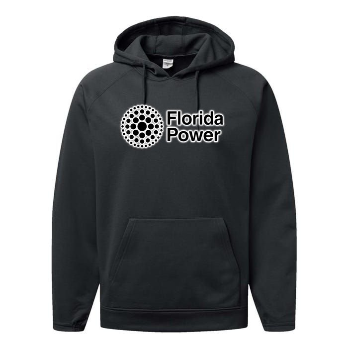 Hard Drawn Florida Power Performance Fleece Hoodie