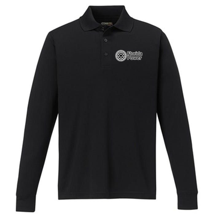 Hard Drawn Florida Power Performance Long Sleeve Polo