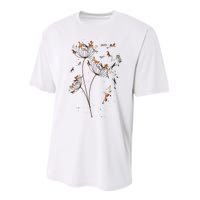 Horses Dandelion Flower Horses Floral Horse Horseback Riding Performance Sprint T-Shirt