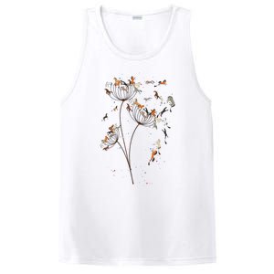 Horses Dandelion Flower Horses Floral Horse Horseback Riding PosiCharge Competitor Tank