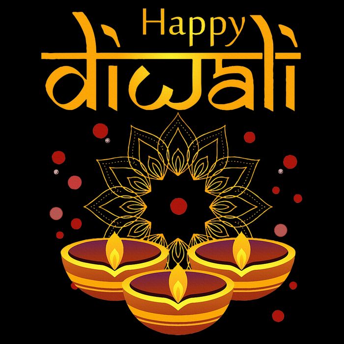 Happy Diwali Festival of Lights Mandala For Indian Hinduism Doggie Tank