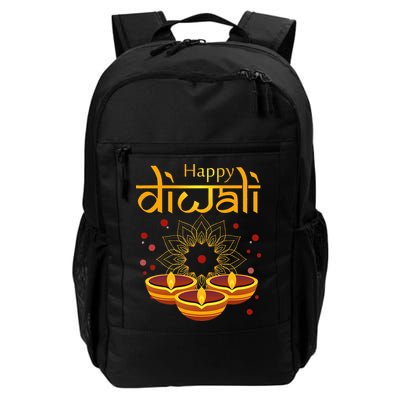 Happy Diwali Festival of Lights Mandala For Indian Hinduism Backpack