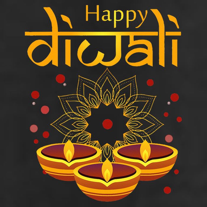Happy Diwali Festival of Lights Mandala For Indian Hinduism 15oz Campfire Ceramic Mug