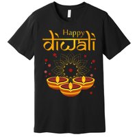 Happy Diwali Festival of Lights Mandala For Indian Hinduism Premium T-Shirt