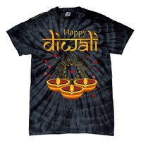 Happy Diwali Festival of Lights Mandala For Indian Hinduism Tie-Dye T-Shirt