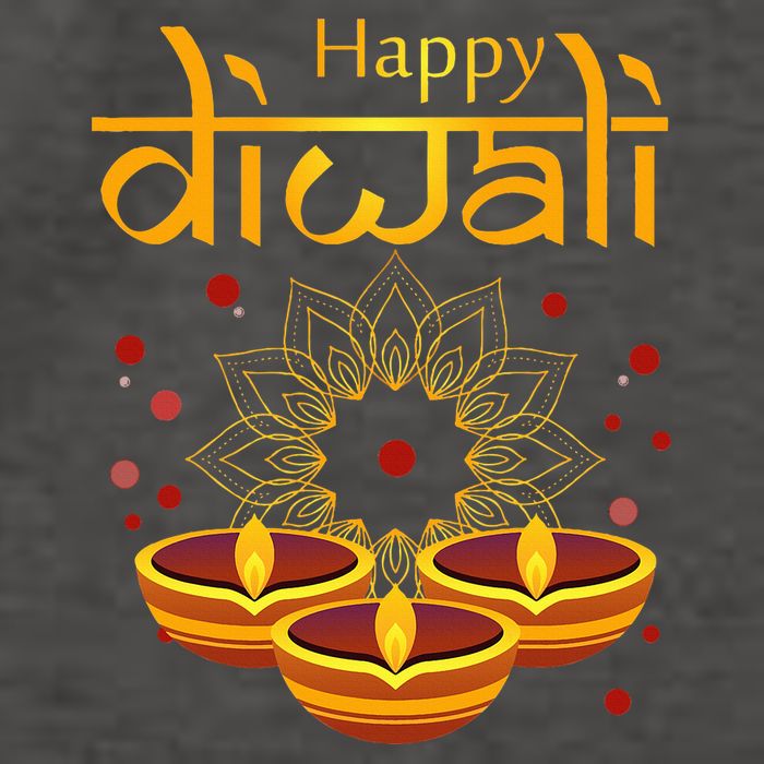 Happy Diwali Festival of Lights Mandala For Indian Hinduism Vector Backpack