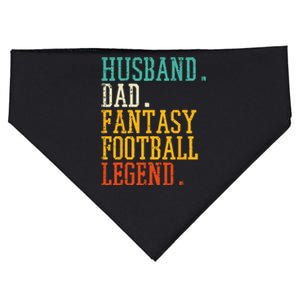 Husband Dad Fantasy Football Legend Champion Daddy Papa USA-Made Doggie Bandana