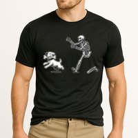 Halloween Dog Funny Skeleton Skeleton Chasing Dog Performance Shirt