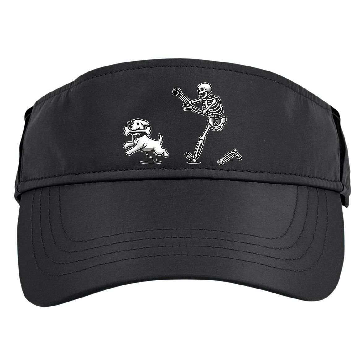 Halloween Dog Funny Skeleton Skeleton Chasing Dog Adult Drive Performance Visor