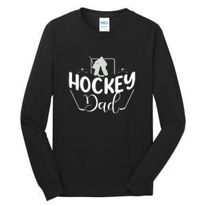 Hockey Dad Funny Father's Day Gift Tall Long Sleeve T-Shirt