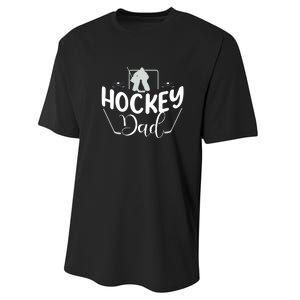 Hockey Dad Funny Father's Day Gift Performance Sprint T-Shirt