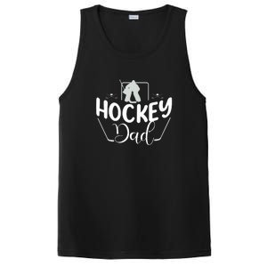 Hockey Dad Funny Father's Day Gift PosiCharge Competitor Tank