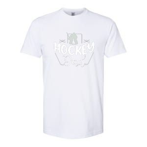 Hockey Dad Funny Father's Day Gift Softstyle CVC T-Shirt