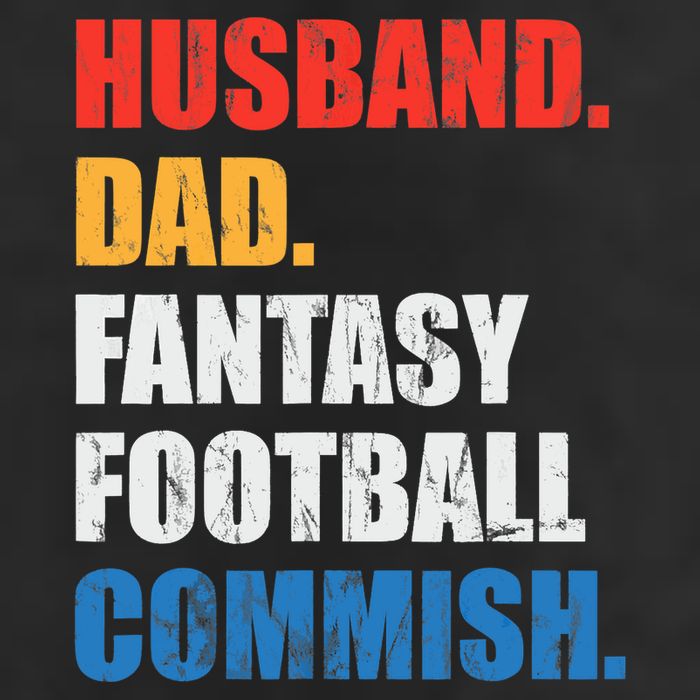Husband Dad Fantasy Football Commish, Fantasy Commissioner 11oz C Handle Ceramic Mug
