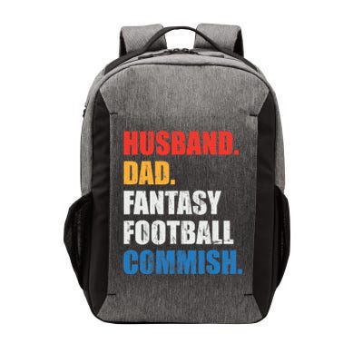 Husband Dad Fantasy Football Commish, Fantasy Commissioner Vector Backpack