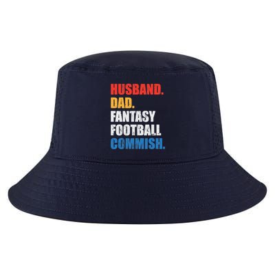 Husband Dad Fantasy Football Commish, Fantasy Commissioner Cool Comfort Performance Bucket Hat